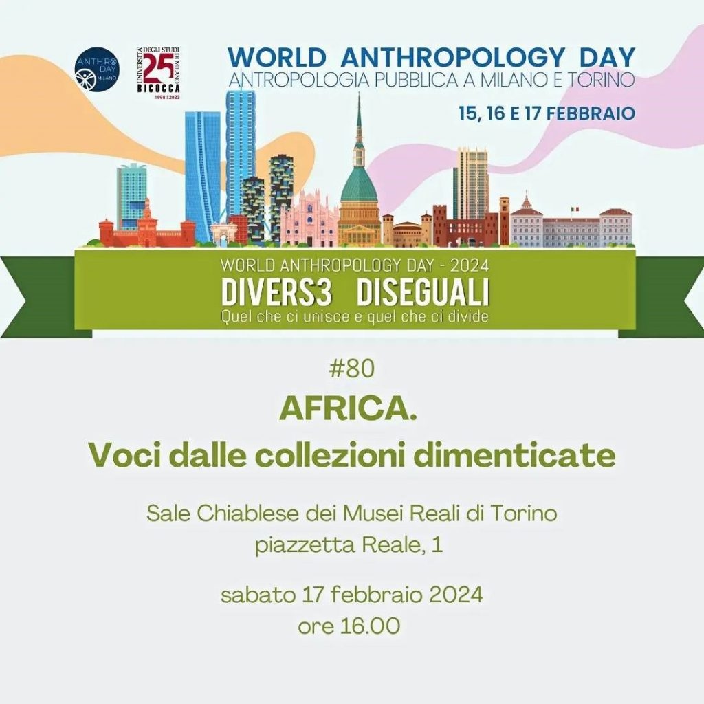 World Anthropology Day 2024 Museo di Antropologia ed Etnografia